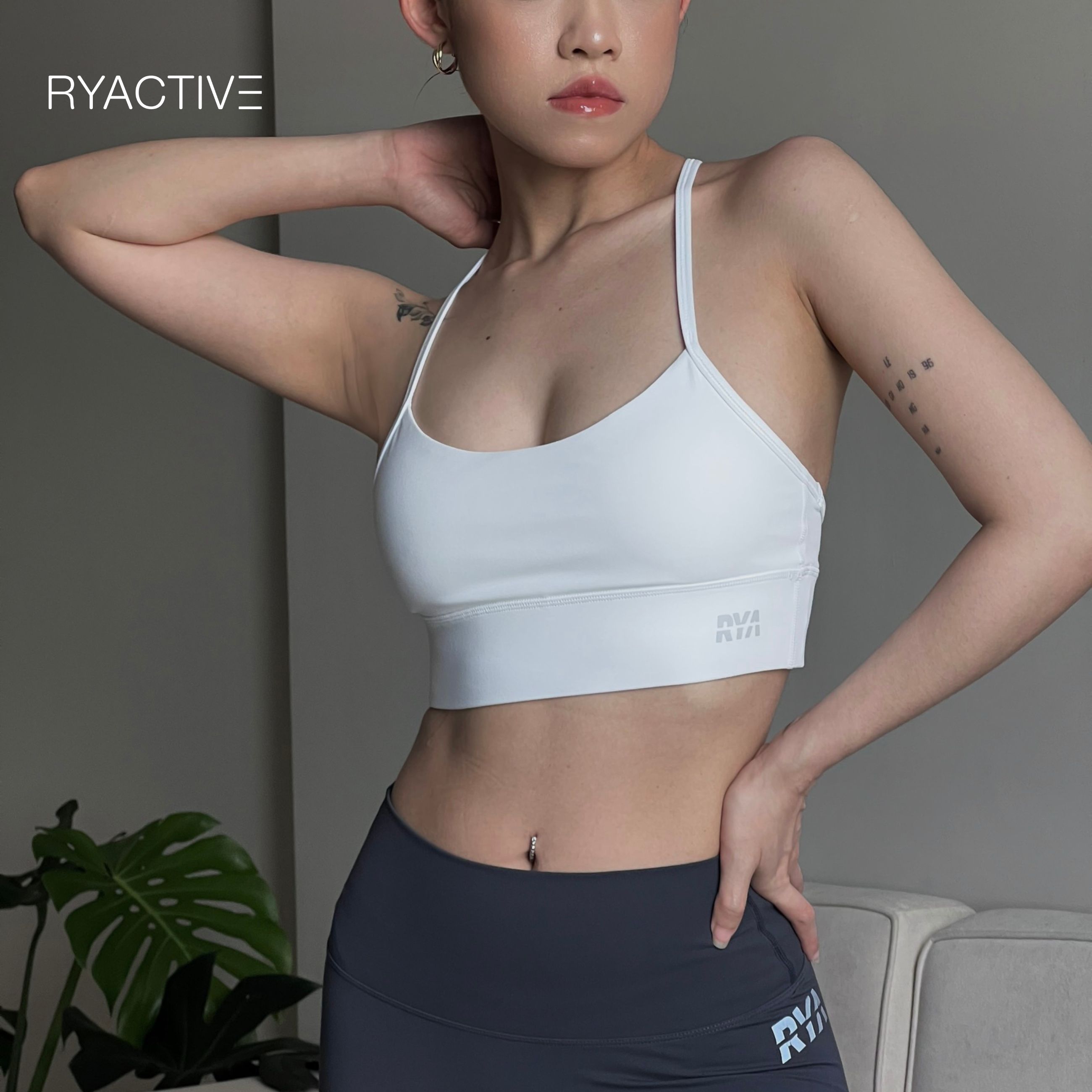 Áo ngực thể thao RYACTIVE - T SPORTBRA White