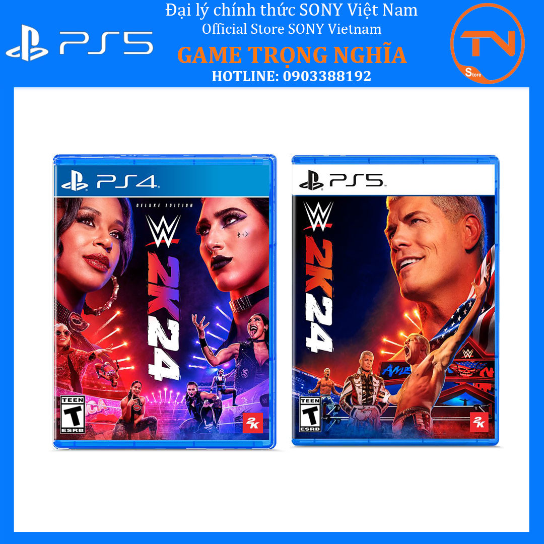 Wwe 2k24 - đĩa game ps4 & ps5
