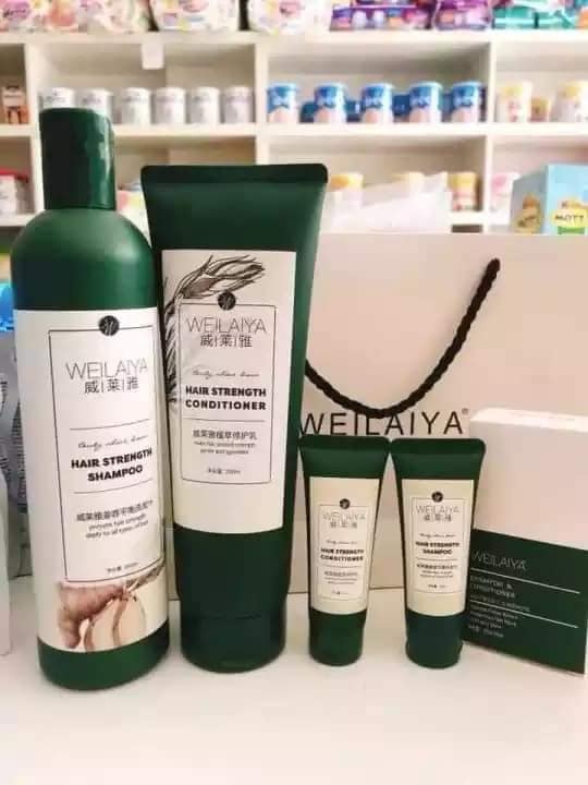 Bộ dầu gội weilaiya- tặng kèm cặp mini