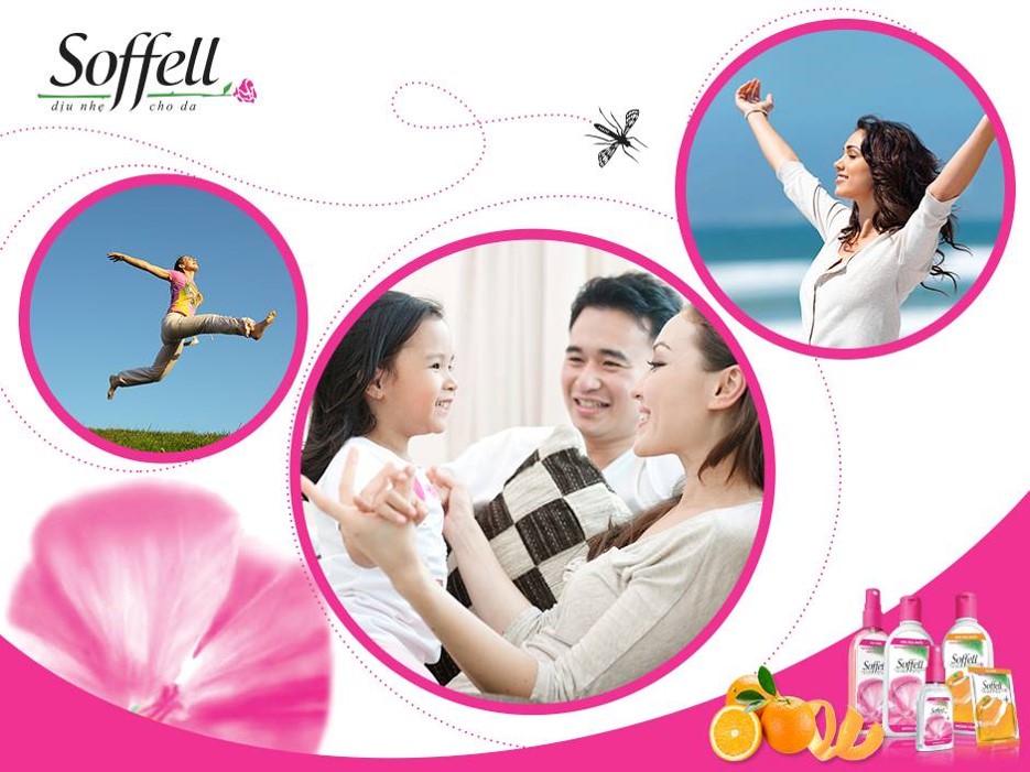Kem Chống Muỗi Hương Hoa Soffell 60ml