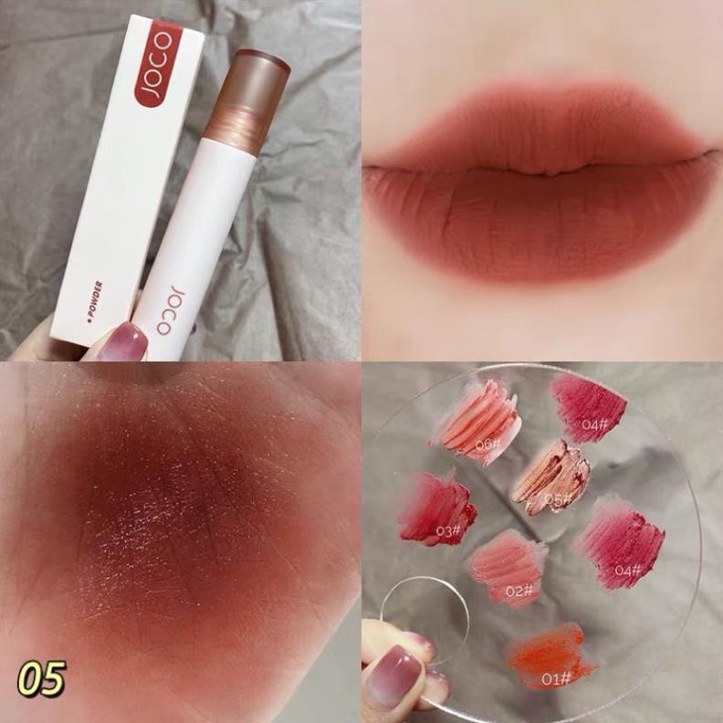 Son kem lì JOCO mềm mịn như nhung chống thấm nước chống khô môi lâu trôi