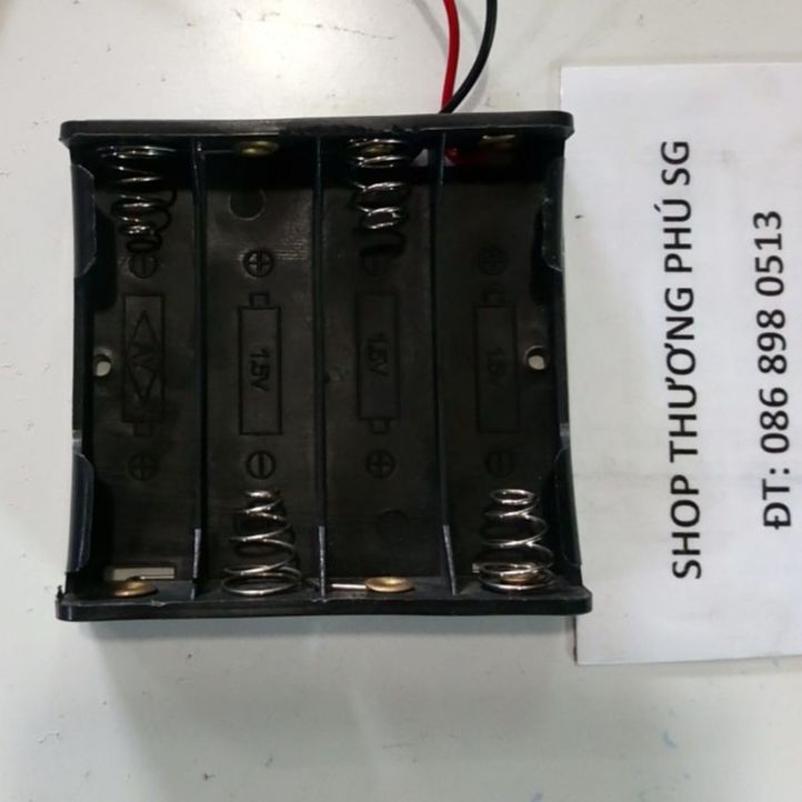 Khay Pin AA - 1.5V X 4 Viên - Khay ngang