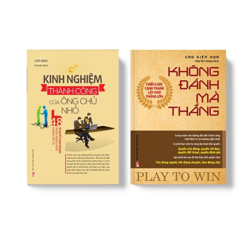 Mua Sách: Combo Không Đánh Mà Thắng + Kinh Nghiệm Thành Công Của Ông Chủ Nhỏ