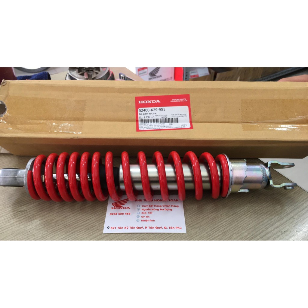 Phuộc sau sh mode zin chính hãng honda