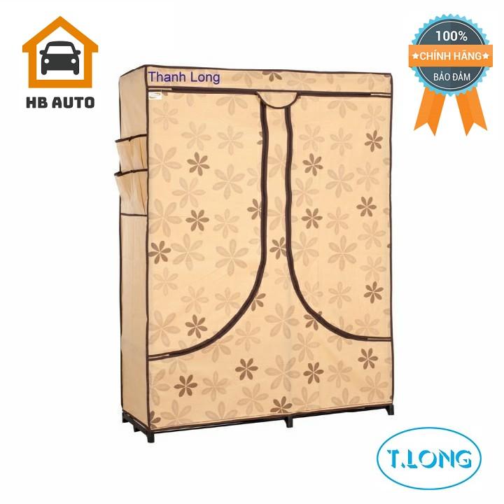 [FreeshipMAX] Tủ Vải Thanh Long 03- TVAI03 có 2 buồng (118x46x158 cm)