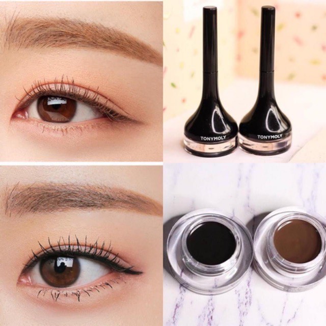 [Hoàn Tiền 8%]Gel Kẻ Mắt Tony Moly Backstage Gel Eyeliner( Màu Đen)