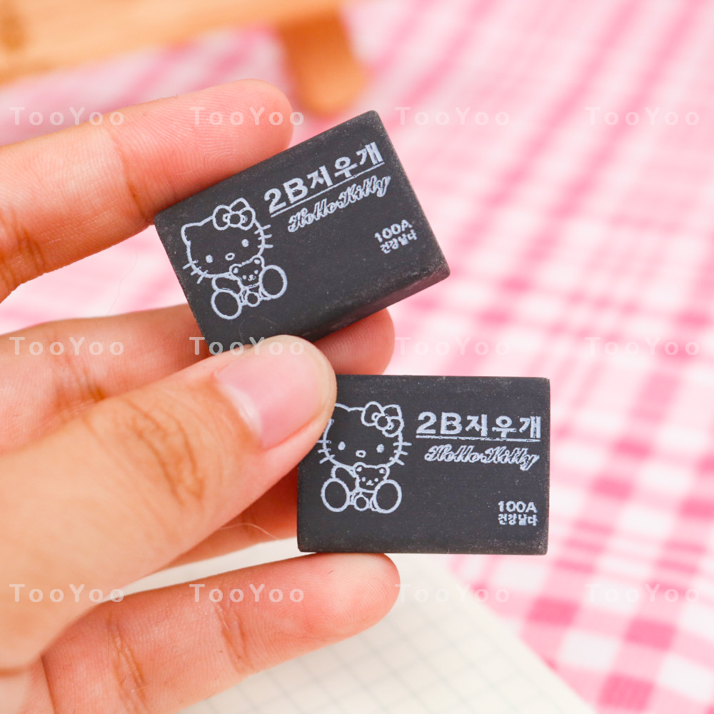 Cục gôm đen hình Hello Kitty dễ thương cute TooYoo BK00610
