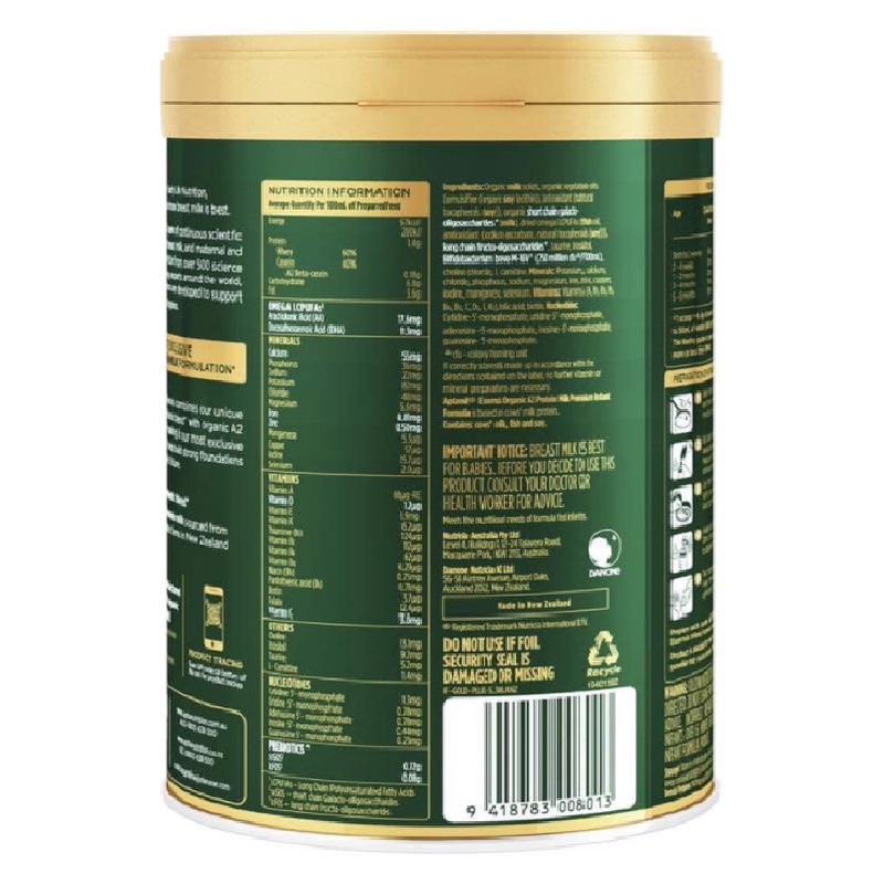 Sữa Bột Aptamil Essensis Úc Số 1, 2, 3 900G