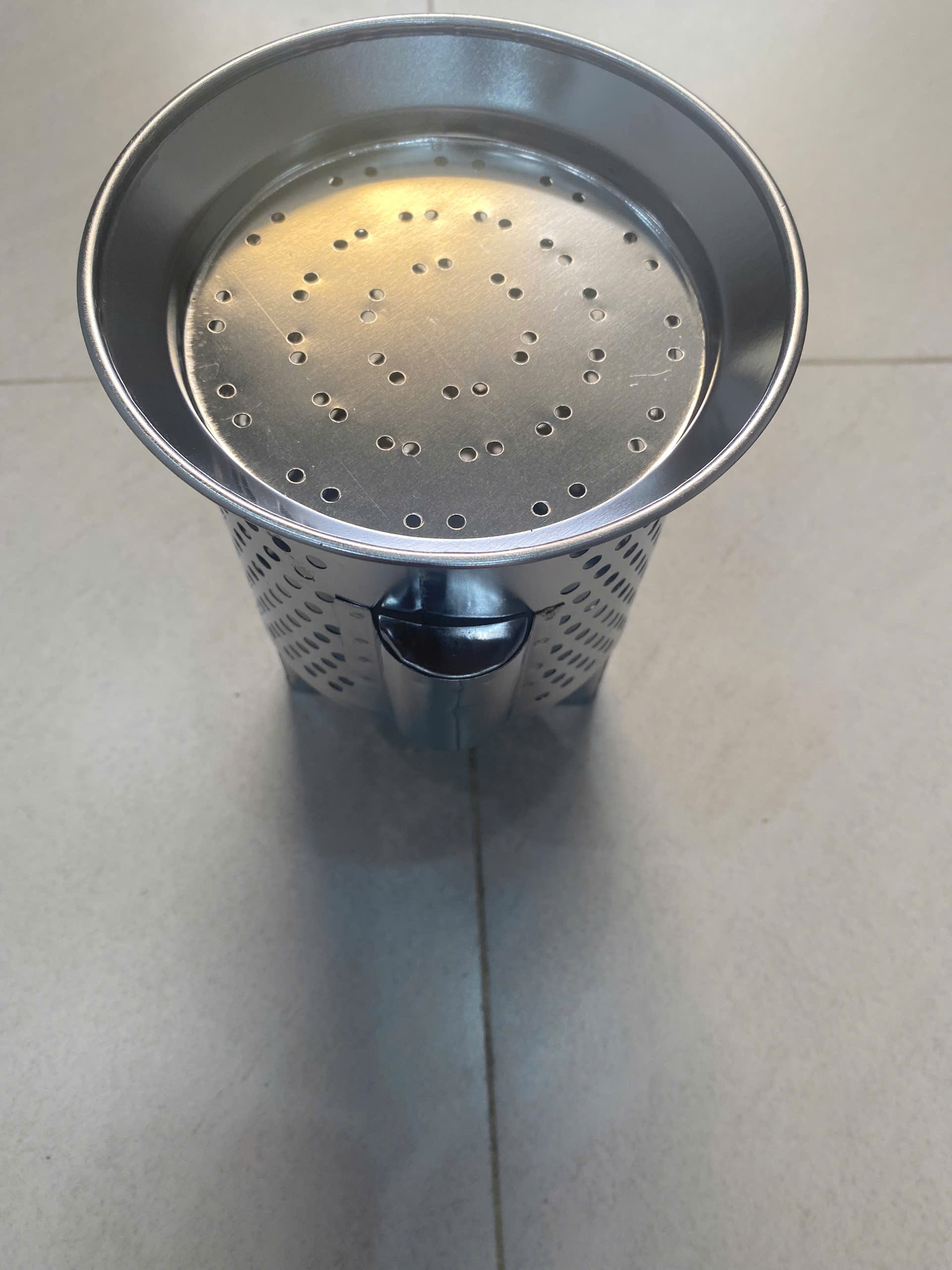 Ống Đựng Đũa Muỗm inox 2 Ngăn Tiện Lợi