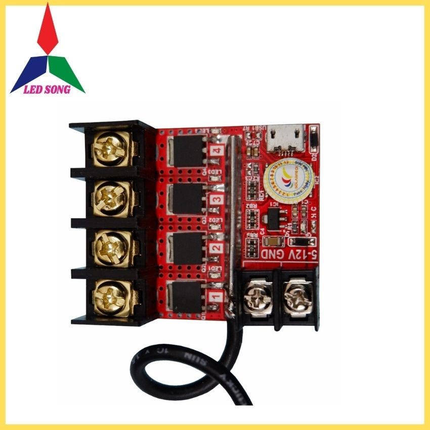 Mạch led vẫy 4 kênh công suất 30a
