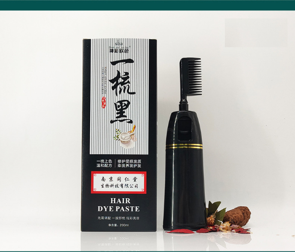 [HCM]Lược nhuộm tóc đen SBA hair DYE PASTE 200ml