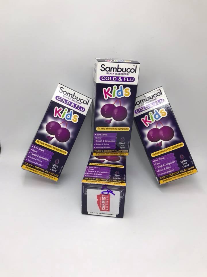 Si-rô Sambucol Cold & Flu for Kids