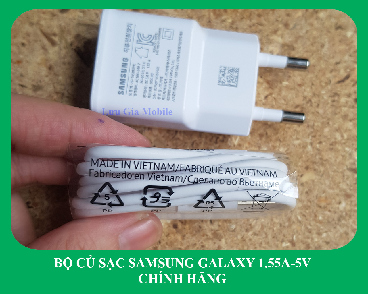 [1.55A-5V] Bộ củ sạc Samsung M10 công ty | Galaxy A10 công ty