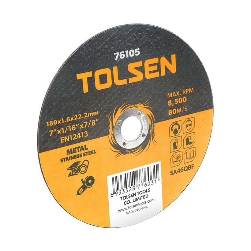Đĩa cắt sắt & inox tolsen 76101- 105x1.2x16mm