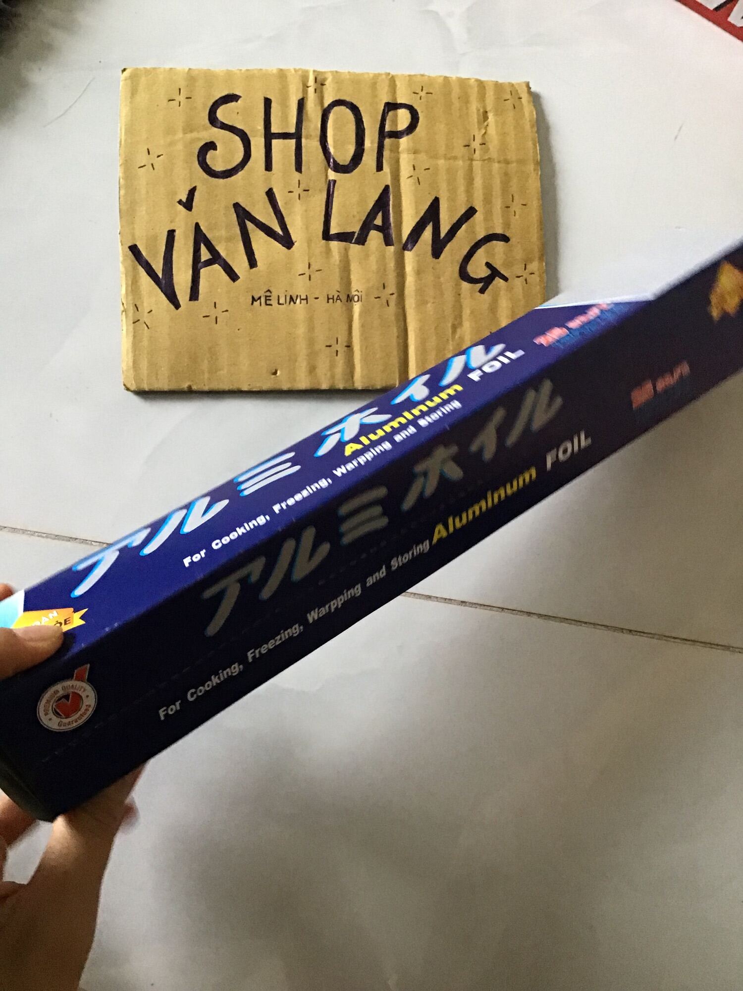 [Free Ship] - Giấy bạc nướng bọc bảo quản thực phẩm 30cm