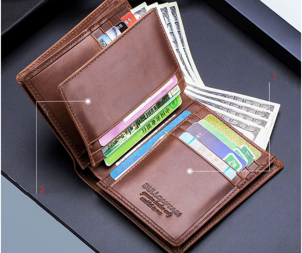 ví nam 100% da bò thật cao cấp phong cách mới