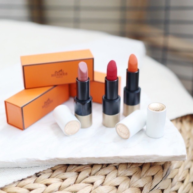 Son Rouge Hermès Rouge À Lèvres Mat 64 - Rouge Casaque