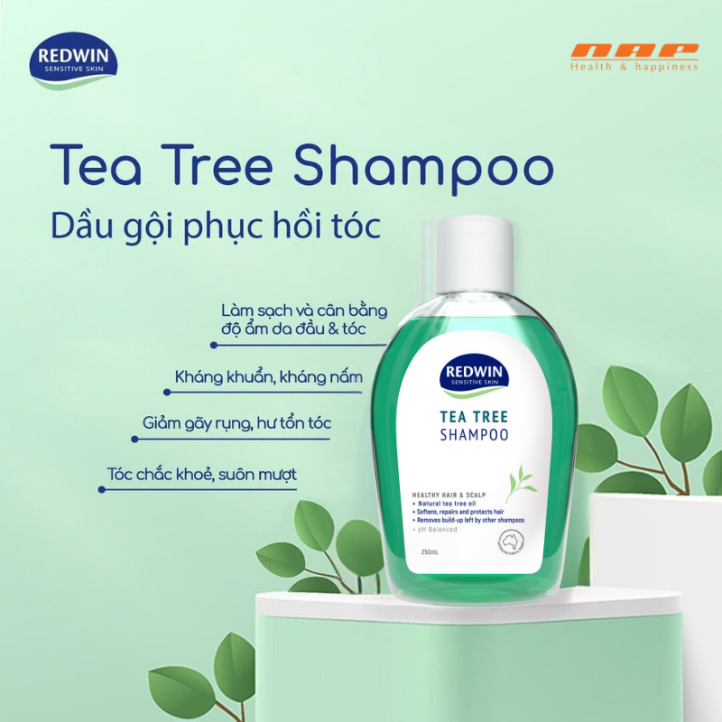 Dầu gội Redwin Tea Tree Shampoo