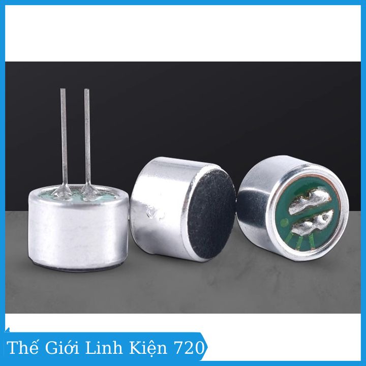 Micro cảm biến âm thanh 9x7mm có phân cực độ nhạy 52db