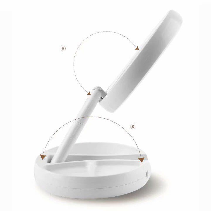 Gương Trang Điểm 2 Cửa Có Đèn Led