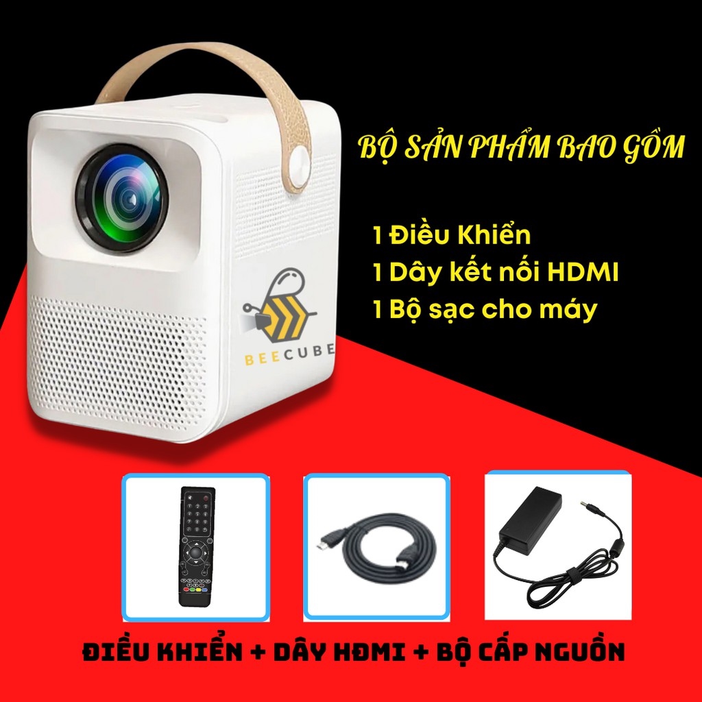 MÁY CHIẾU MINI, Màn chiếu, máy chiếu xiaomi,Máy Chiếu Smart android, ios Kaw-K650plus/k550/k435 Mini FullHD - Hệ Điều Hành Android có sẵn youtube, netflix, kết nối điện thoại không dây, hàng chính hãng - Bảo Hành 12 Tháng