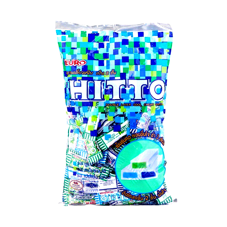 Combo 3 gói kẹo bạc hà Hitto Thái Lan