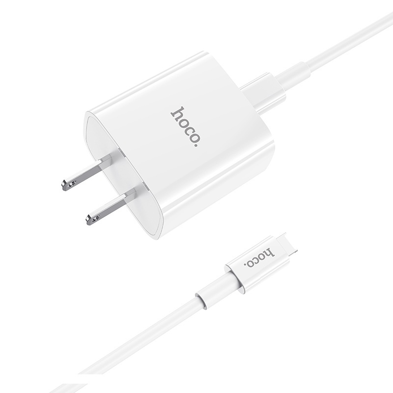 Bộ củ cáp sạc nhanh Hoco DC39 lightning 20W