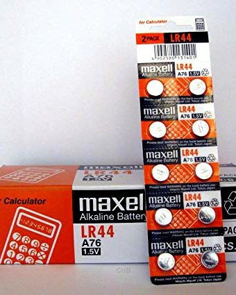 Pin LR44 A76 Maxell ( Vỉ 10 Viên)