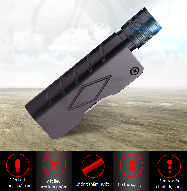 Đèn pin dụng cụ đa năng YM-X9