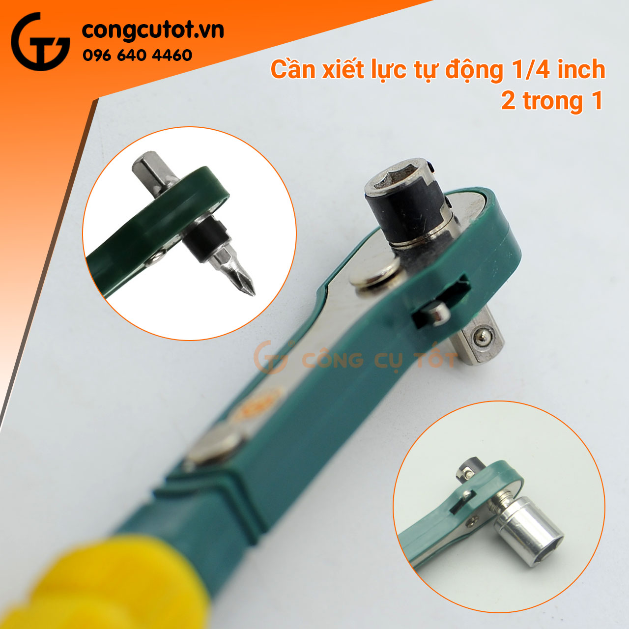 Tay vặn cóc 1/4inch để vặn khẩu và vặn vít