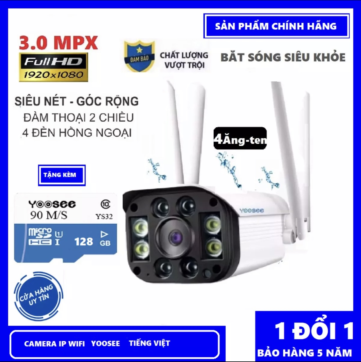 >> BÁO GIÁ CAMERA GIÁM SÁT NGOÀI TRỜI FULL HD CAM CẦU 1080P PTZ , CHỐNG NƯỚC, CÓ HỖ TRỢ ĐÈN HỒNG NGOẠI VÀ 4 ĐÈN LED,HÌNH | Shopee Lazada Sendo Tiki mới nhất 86 TẶNG THẺ 128GB TRỊ GIÁ 450K CÓ BẢO HÀNH cho mã 520k và không thẻ với mã 420k Camera wifi chuẩn 3.0Mpx dùng ngoài trời - trong nhà full hd 1080p- GIÁM SÁT NÀY ĐÊM - hỗ trợ 4 đèn hồng ngoại và 4 đèn led