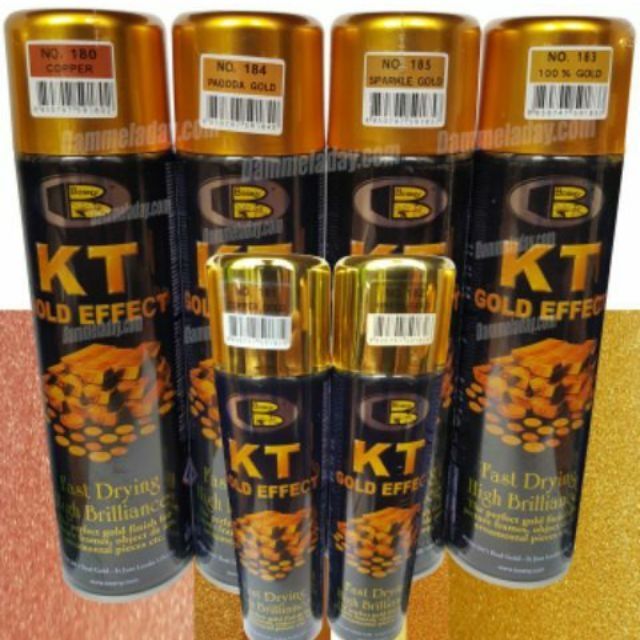 Sơn xịt mạ vàng Gold KT ( bosny - Thái )