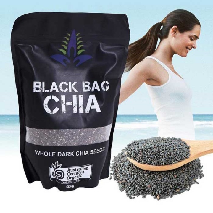 Hạt chia Úc Black Bag Chia 500g