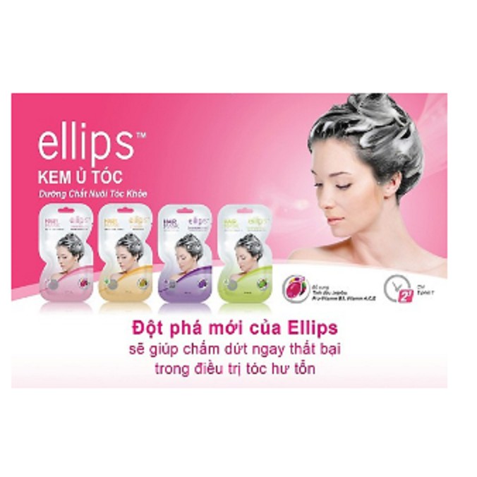 Ellips ủ tóc 20G Phục hồi (Ellips hair mask 20G Hair treatment)