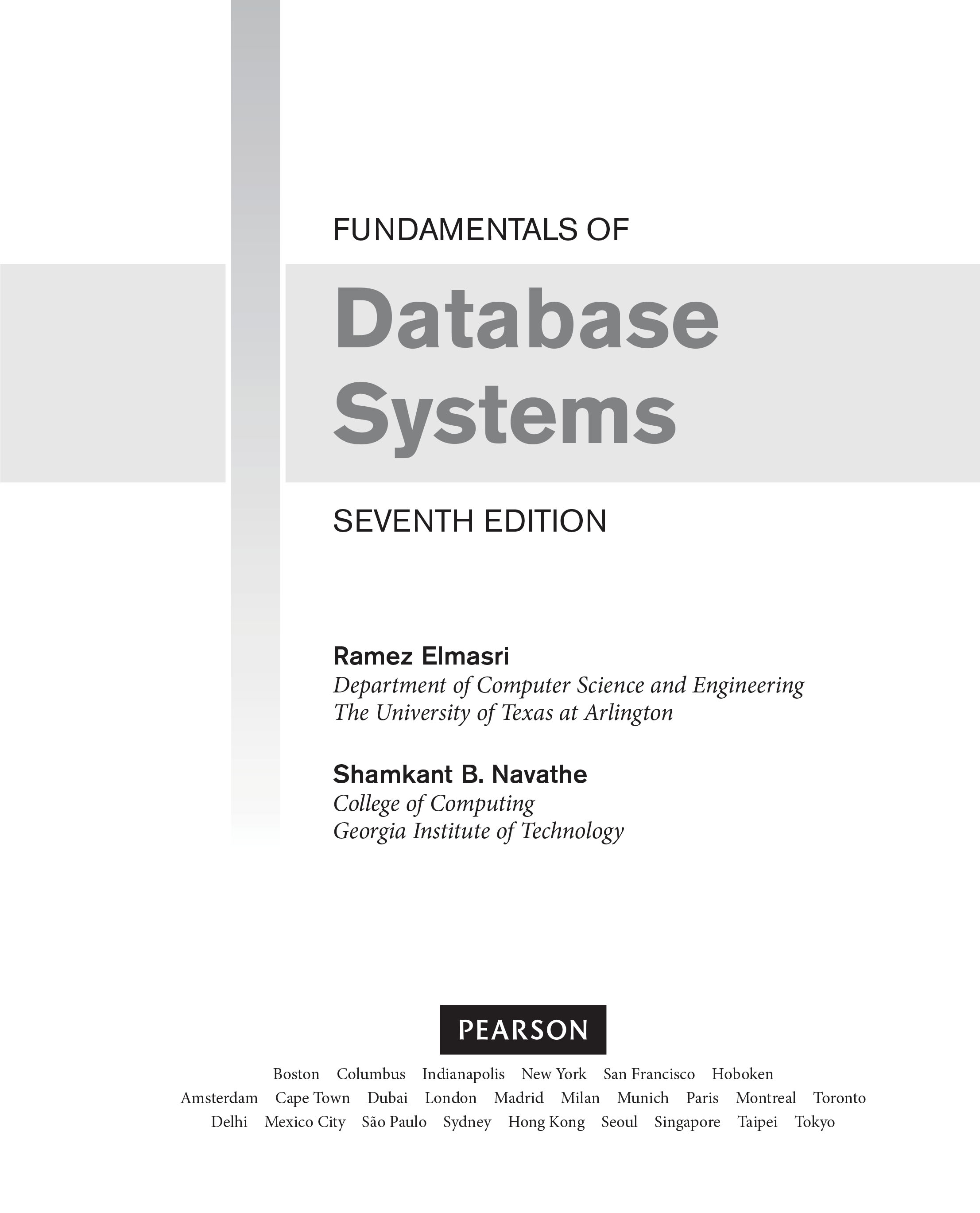 Fundamentals of Database Systems