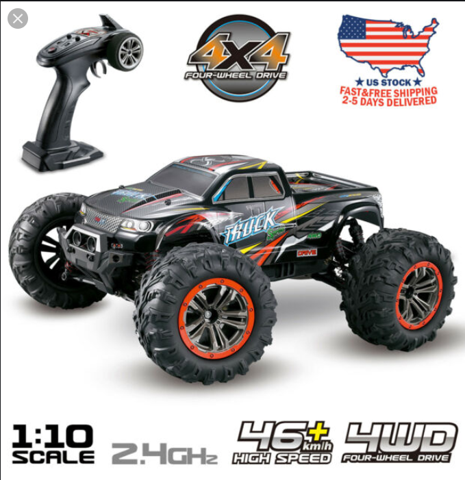 Xe điều khiển tốc độ cao 9125 - Tốc độ 50km bánh to bền hộp số kim loại thép