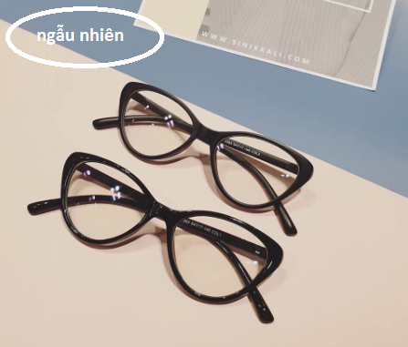 [HCM]Mắt Kính Giả Cận Gọng RETRO 454 - Có Thể Thay Tròng