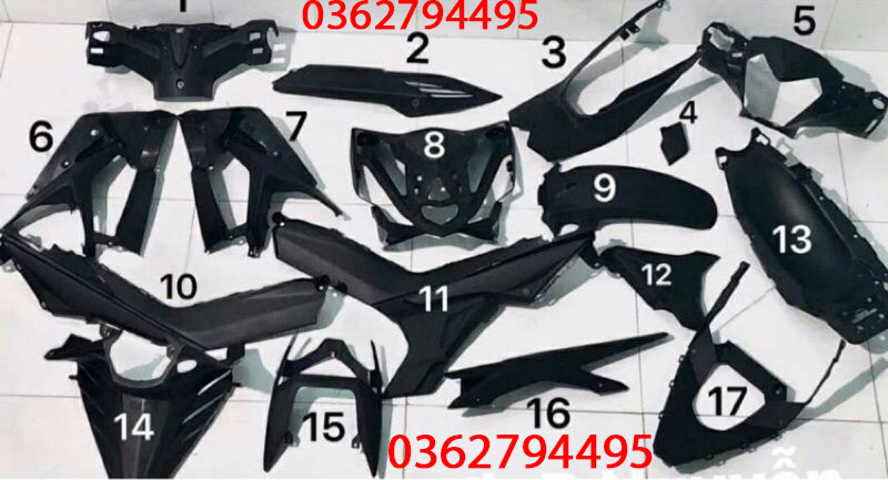 [Bán lẻ] Dàn áo Nhựa nhám Winner v1-18 món