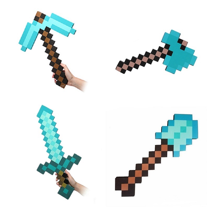 Combo Rìu Kiếm Cuốc Xẻng Minecraft