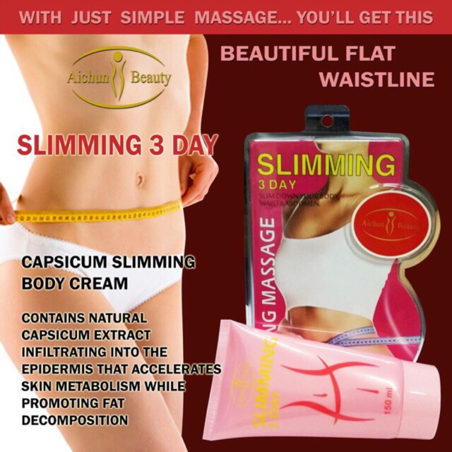 Kem tan mỡ bụng Slimming 3day