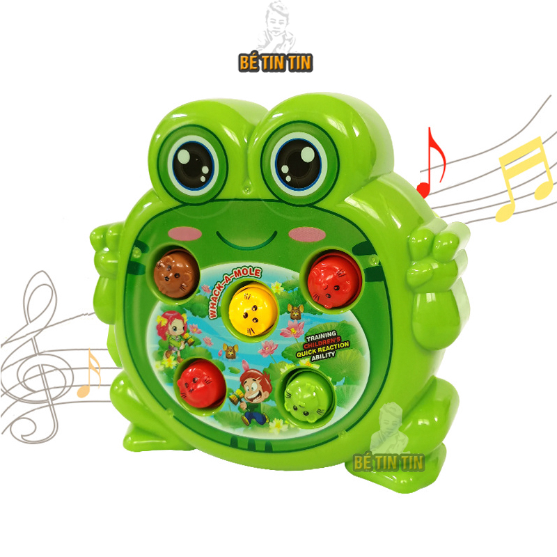 Đồ Chơi Đập Chuột Hamster Hình Ếch Con Cho Bé