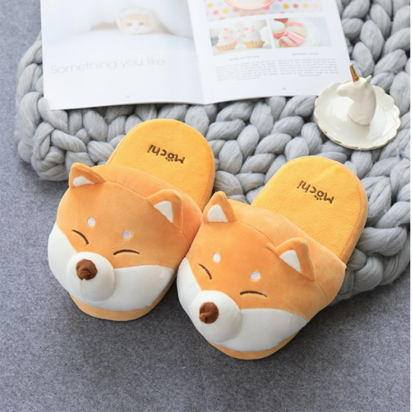 Dép Đi Trong Nhà - Dép Trong Nhà - Dép Bông đi trong nhà hình chó Mochi MK009 giá rẻ
