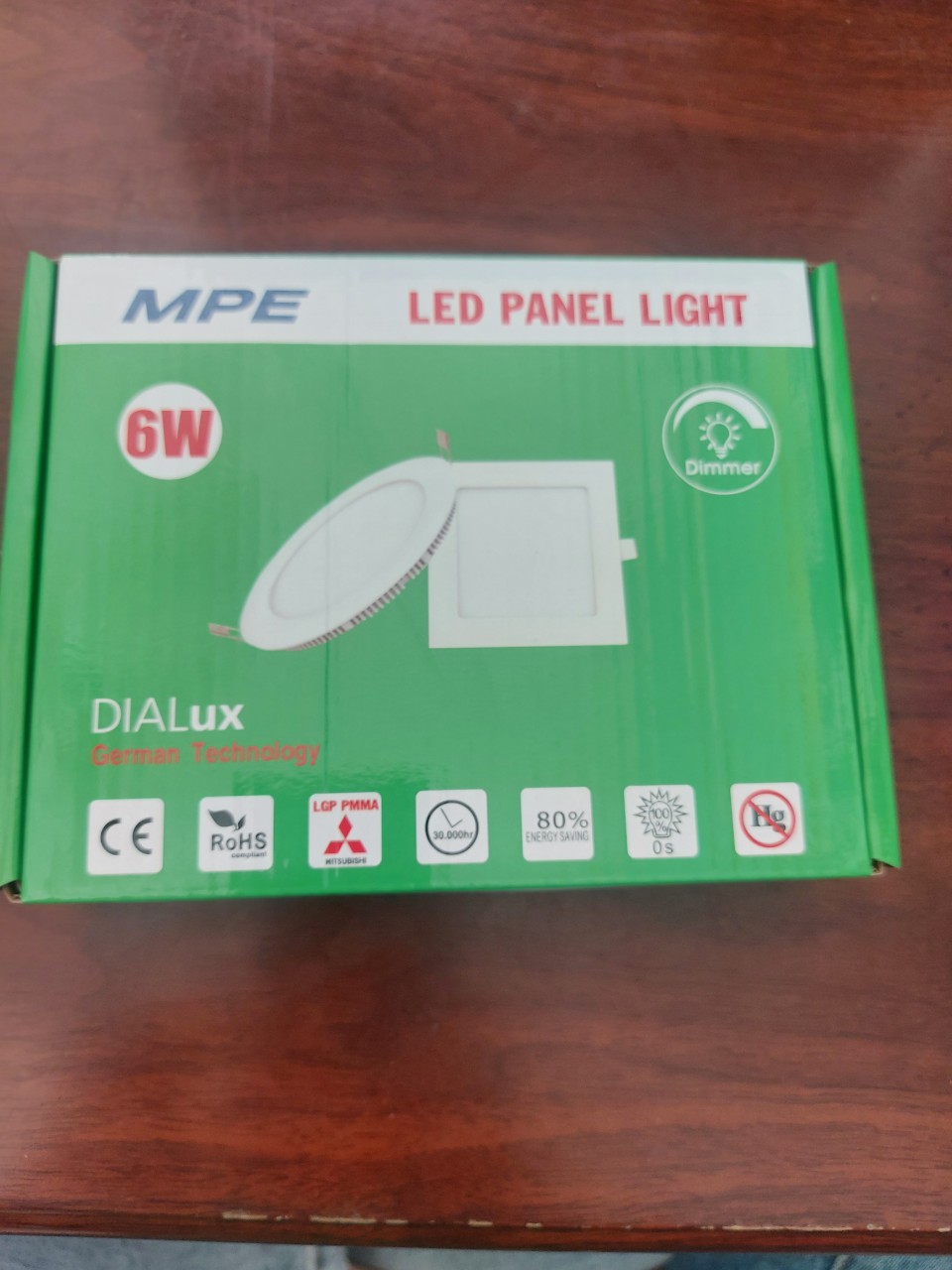 [HCM]ĐÈN LED ÂM TRẦN MPE 6W RPL-6 BẢO HÀNH 2 NĂM