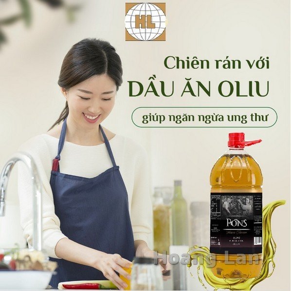 Dầu Olive Pomace PONS 5 lít - Tây Ban Nha (chai nhựa-chuyên dùng cho nấu nướng)