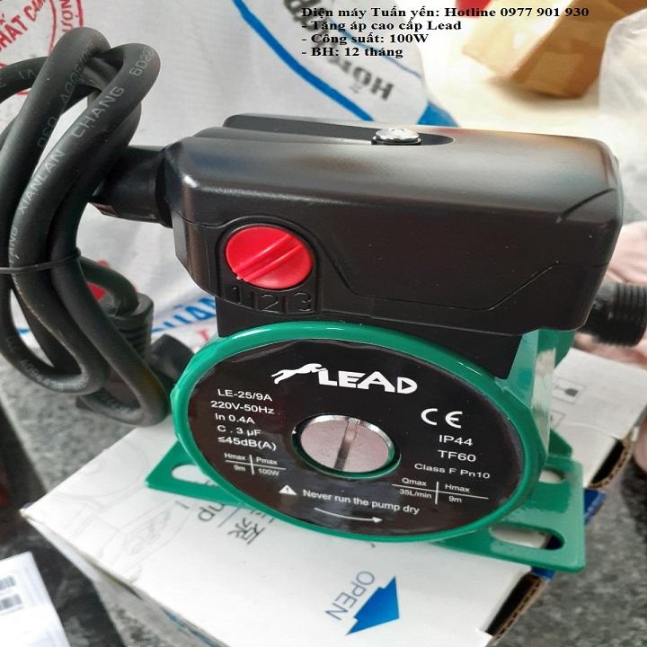 Máy bơm tăng áp cao cấp Lead cho dòng nước yếu, bình nóng lạnh, máy giặt cột áp lực tối đa 9M