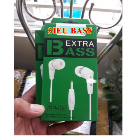 Tai nghe ,êm tai bass mạnh có mic nghe gọi