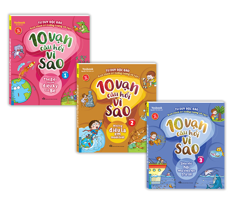 Combo 3c 10 vạn câu hỏi vì sao tập 1+2+3
