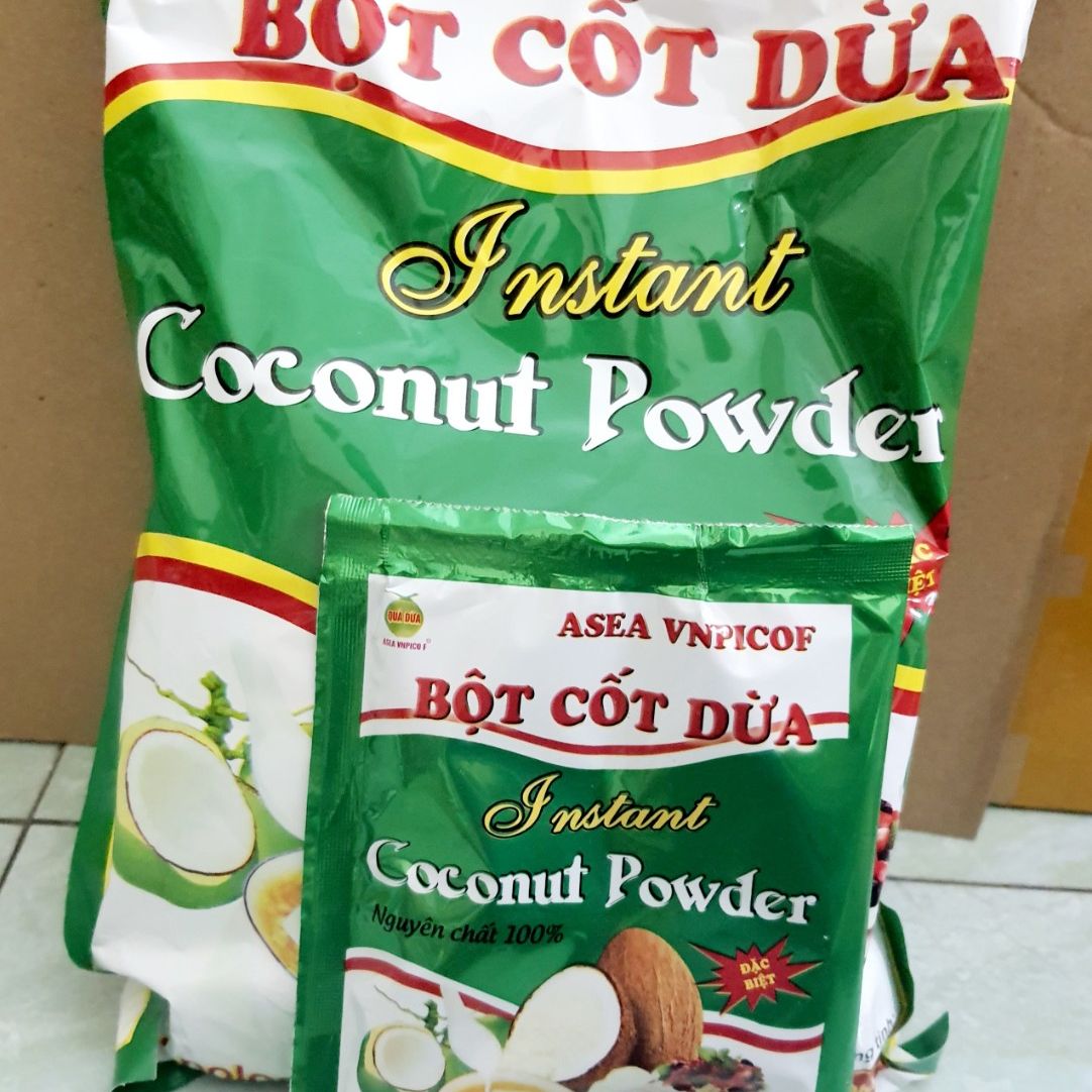 Bột cốt dừa 10 gói nhỏ/bột cốt dừa nguyên chất