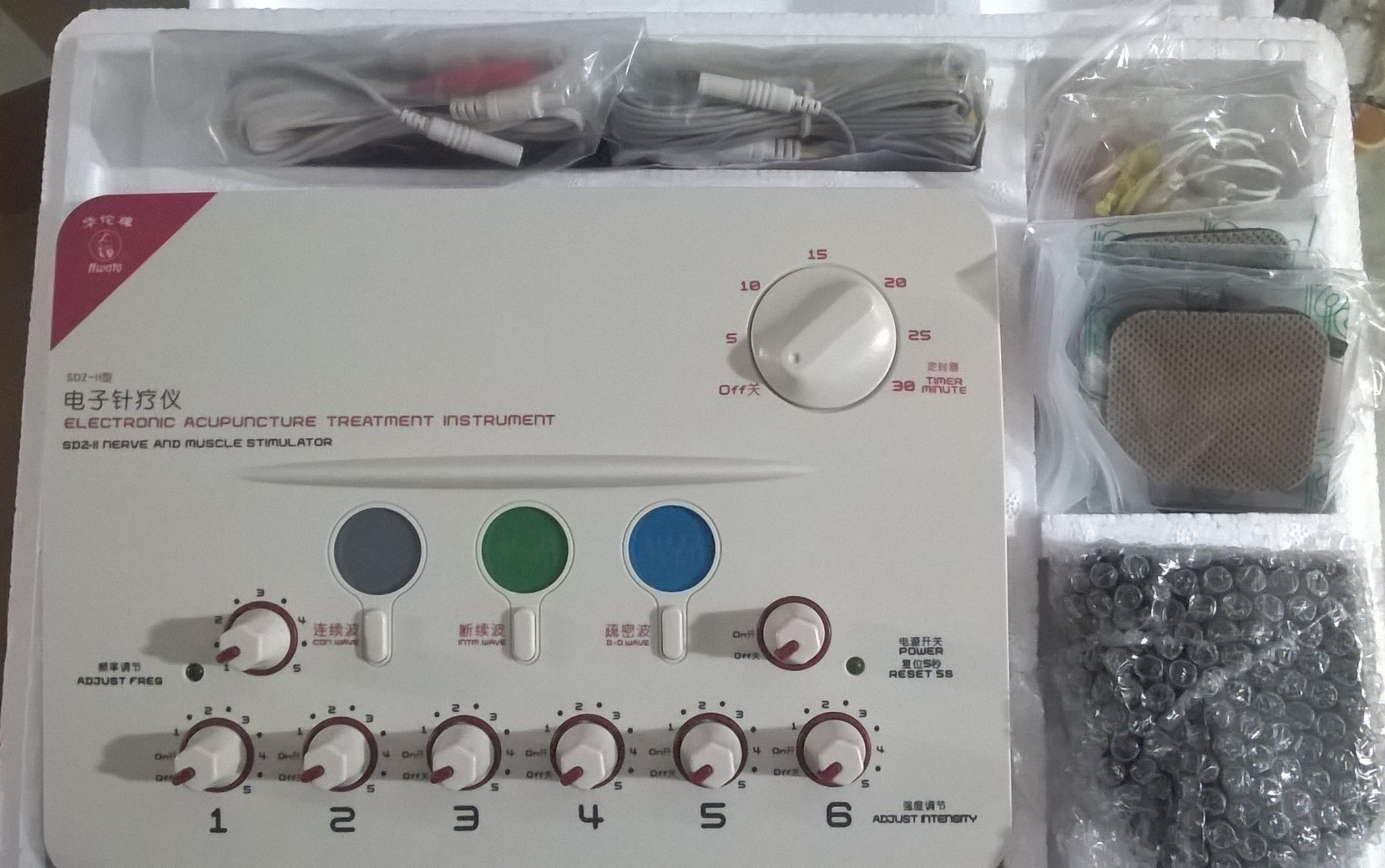 Máy Điện Châm Hoa Đà Hwato SDZ II Đỏ