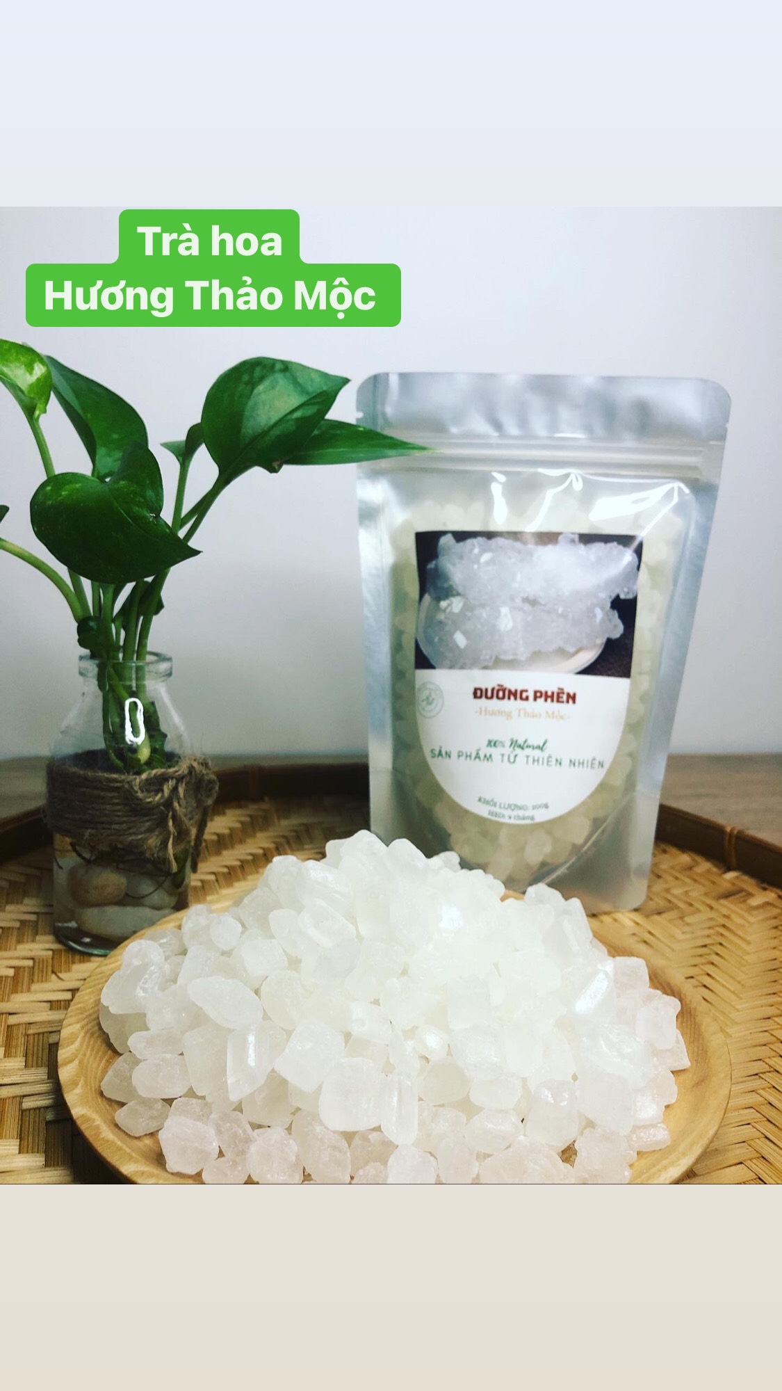 Đường Phèn viên Quảng Ngãi 1kg